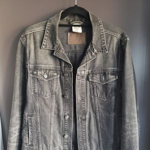 H&M medium faded black / grey jean jacket